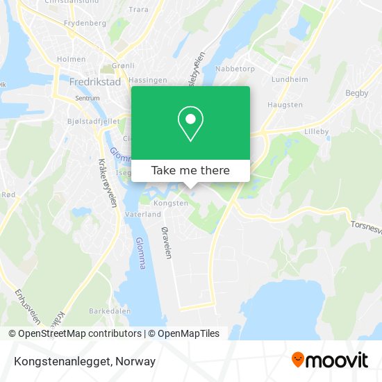 Kongstenanlegget map