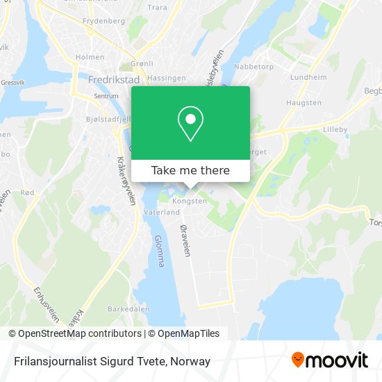 Frilansjournalist Sigurd Tvete map