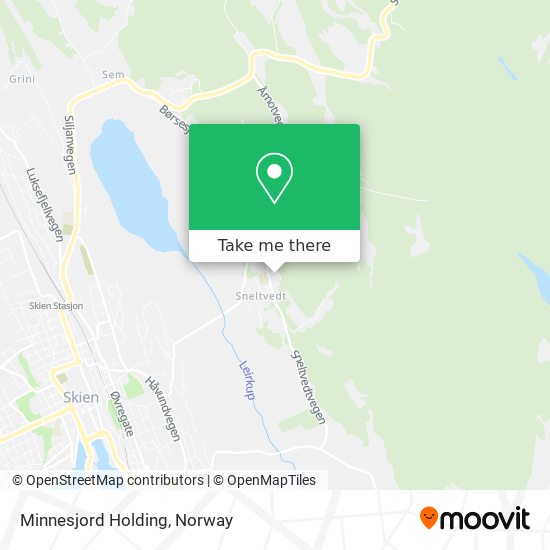 Minnesjord Holding map