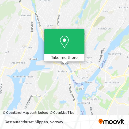 Restauranthuset Slippen map