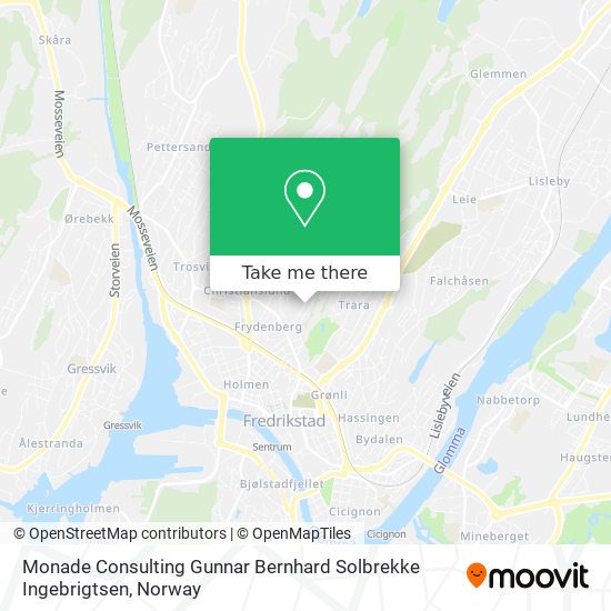 Monade Consulting Gunnar Bernhard Solbrekke Ingebrigtsen map