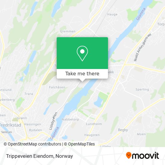 Trippeveien Eiendom map