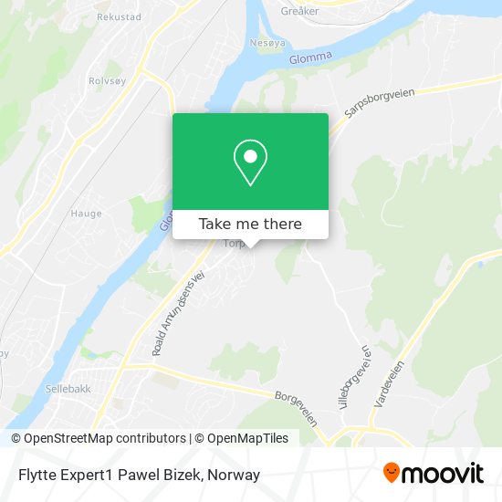 Flytte Expert1 Pawel Bizek map