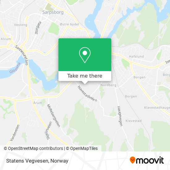 Statens Vegvesen map