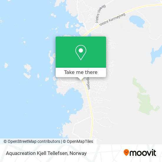 Aquacreation Kjell Tellefsen map