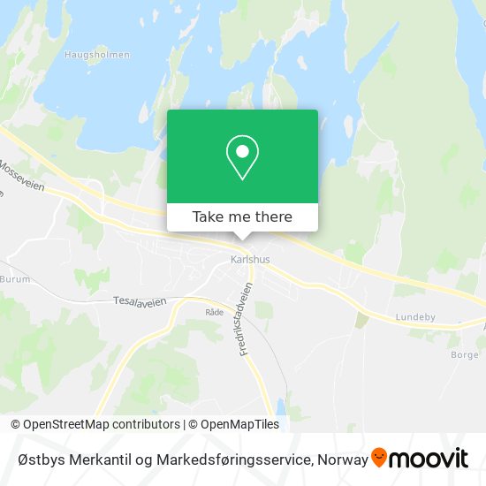 Østbys Merkantil og Markedsføringsservice map