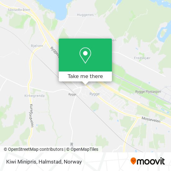 Kiwi Minipris, Halmstad map