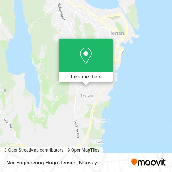 Nor Engineering Hugo Jensen map