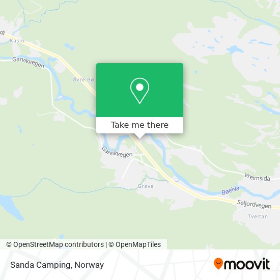 Sanda Camping map