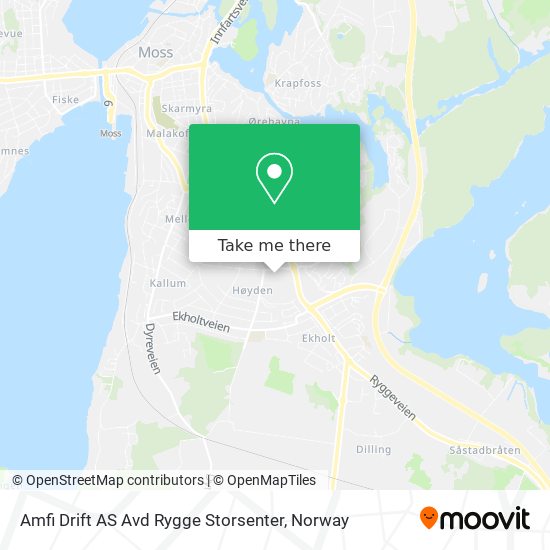 Amfi Drift AS Avd Rygge Storsenter map