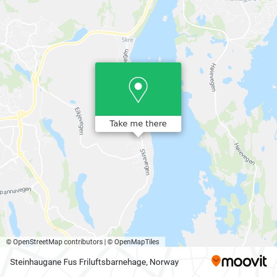 Steinhaugane Fus Friluftsbarnehage map