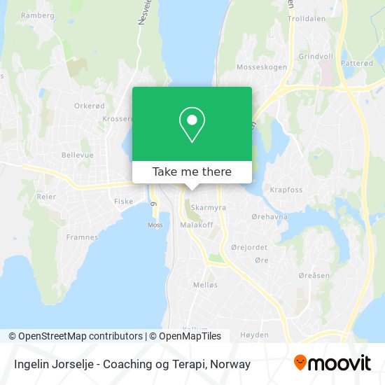 Ingelin Jorselje - Coaching og Terapi map