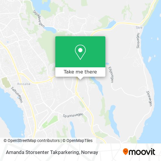 Amanda Storsenter Takparkering map