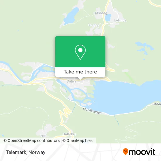 Telemark map