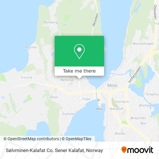Sølvminen-Kalafat Co. Sener Kalafat map