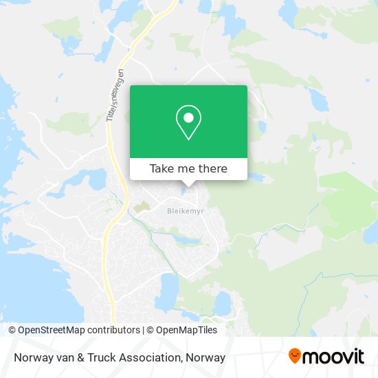 Norway van & Truck Association map