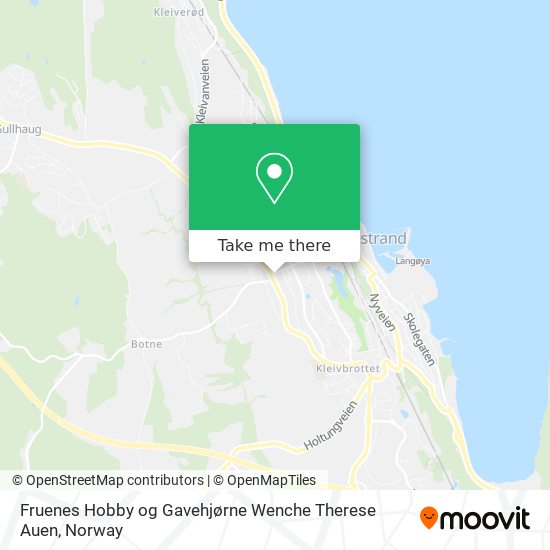 Fruenes Hobby og Gavehjørne Wenche Therese Auen map