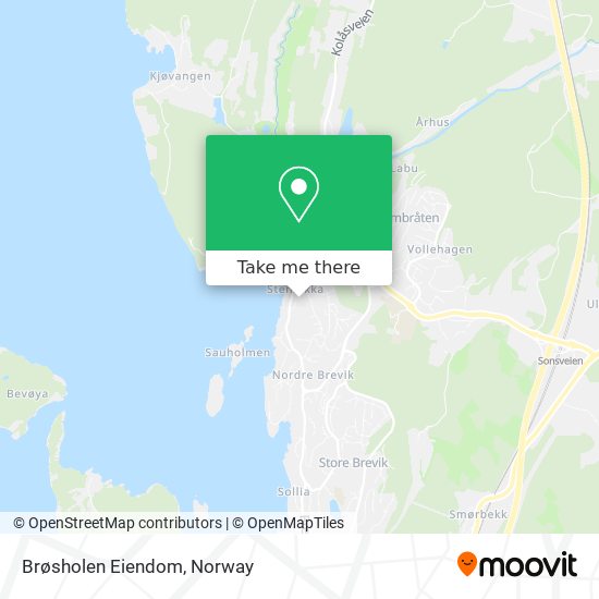 Brøsholen Eiendom map