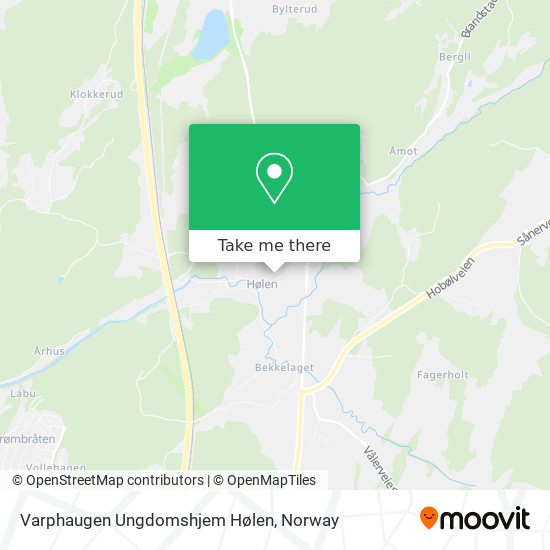Varphaugen Ungdomshjem Hølen map
