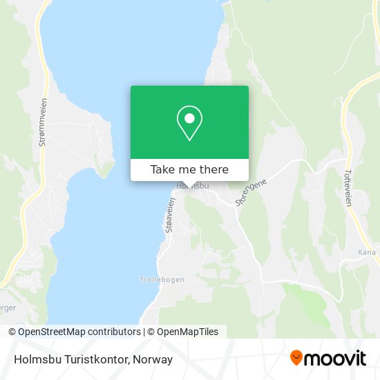 Holmsbu Turistkontor map