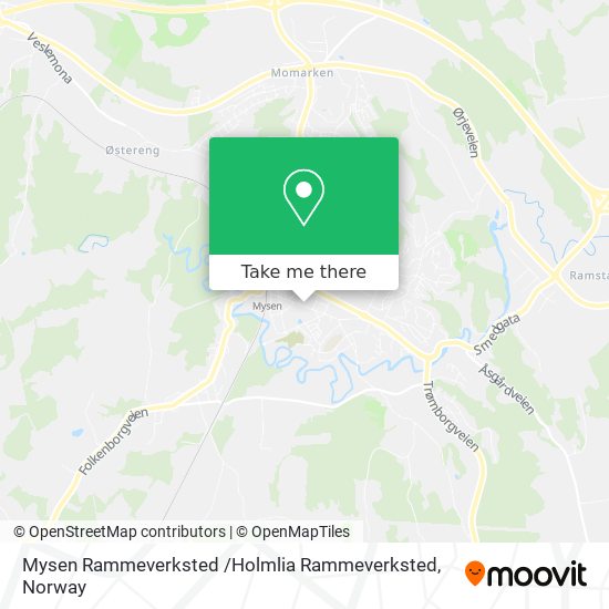 Mysen Rammeverksted /Holmlia Rammeverksted map