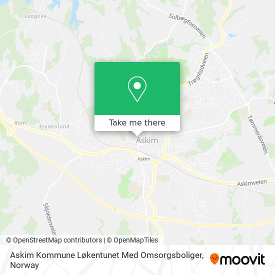 Askim Kommune Løkentunet Med Omsorgsboliger map