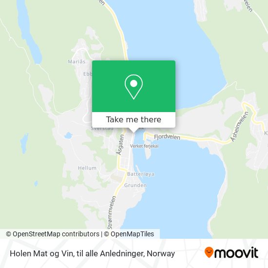 Holen Mat og Vin, til alle Anledninger map