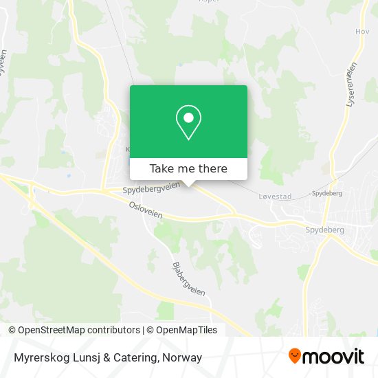 Myrerskog Lunsj & Catering map