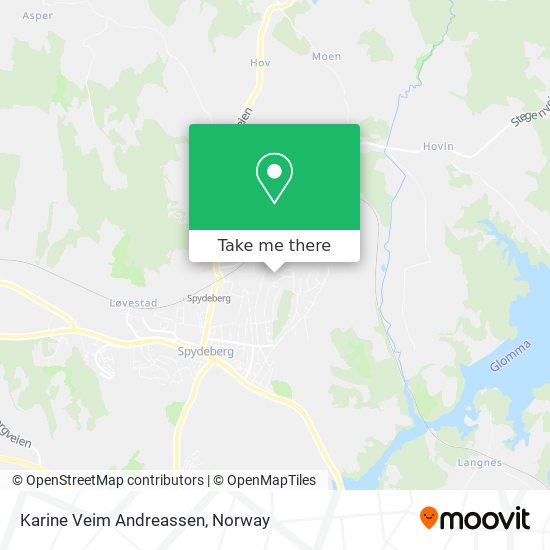 Karine Veim Andreassen map