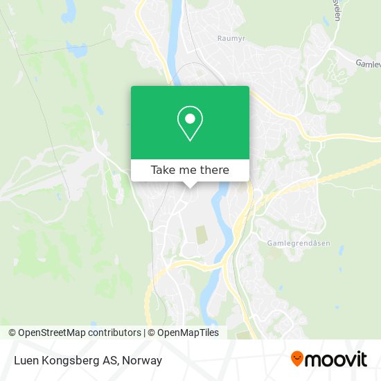 Luen Kongsberg AS map