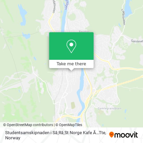 Studentsamskipnaden i Sã¸Rã¸St Norge Kafe Ã…Tte map