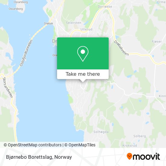 Bjørnebo Borettslag map