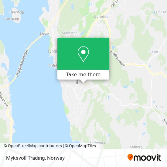 Myksvoll Trading map