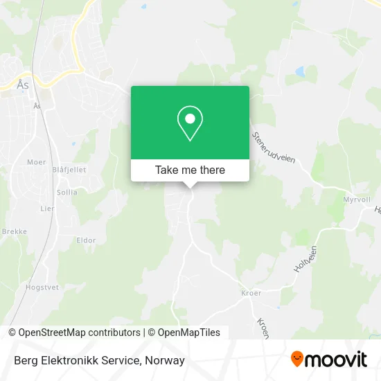 Berg Elektronikk Service map