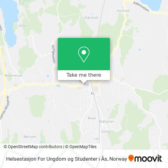 Helsestasjon For Ungdom og Studenter i Ås map