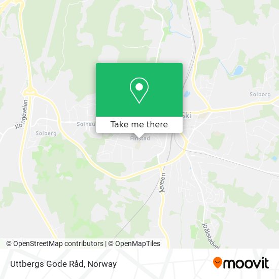 Uttbergs Gode Råd map