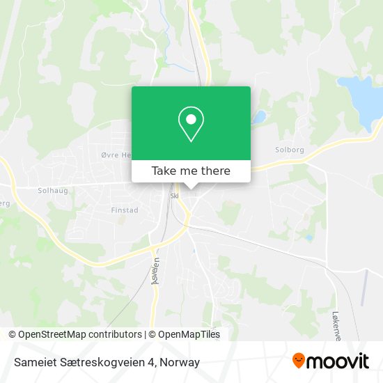 Sameiet Sætreskogveien 4 map