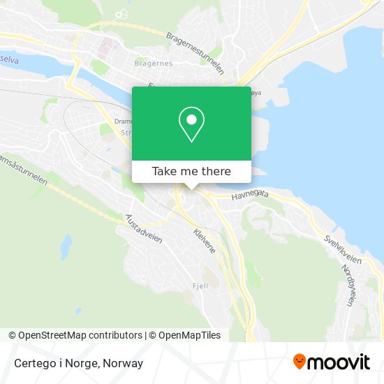 Certego i Norge map