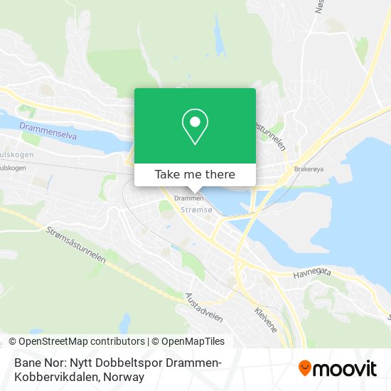 Bane Nor: Nytt Dobbeltspor Drammen-Kobbervikdalen map