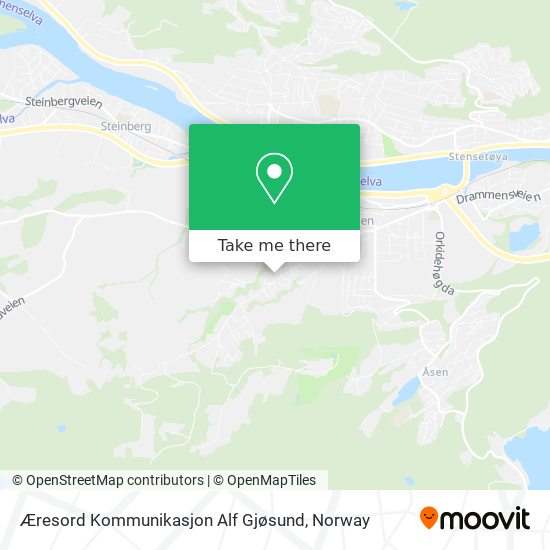 Æresord Kommunikasjon Alf Gjøsund map