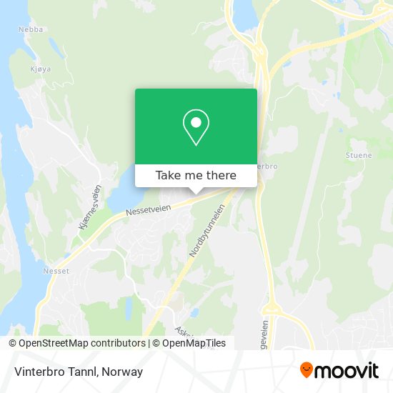 Vinterbro Tannl map