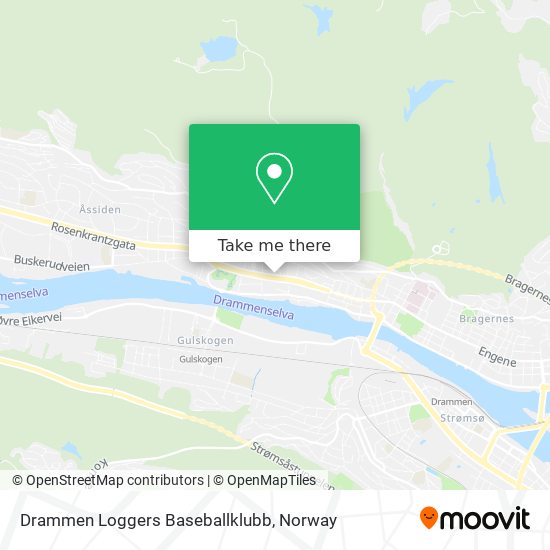 Drammen Loggers Baseballklubb map