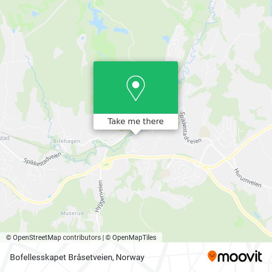 Bofellesskapet Bråsetveien map