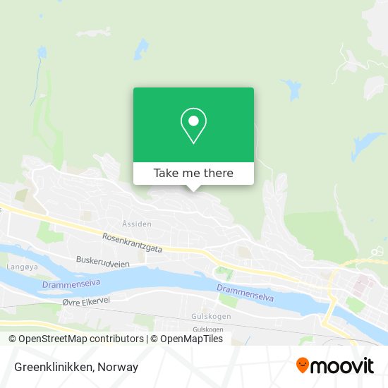 Greenklinikken map