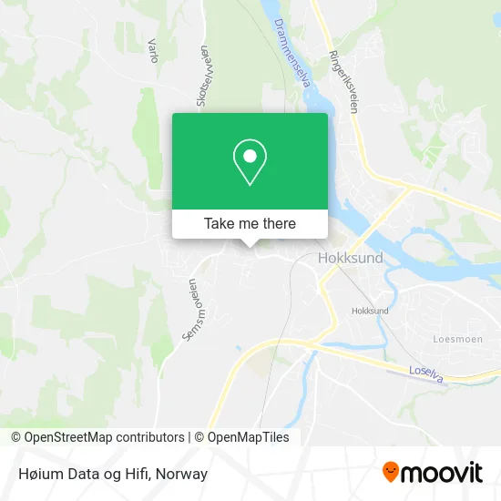 Høium Data og Hifi map