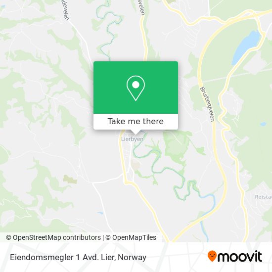 Eiendomsmegler 1 Avd. Lier map