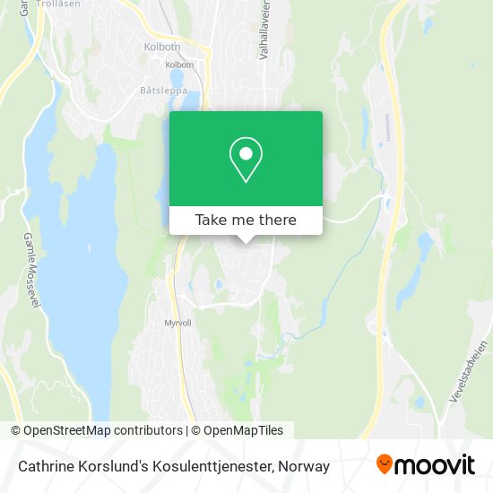 Cathrine Korslund's Kosulenttjenester map