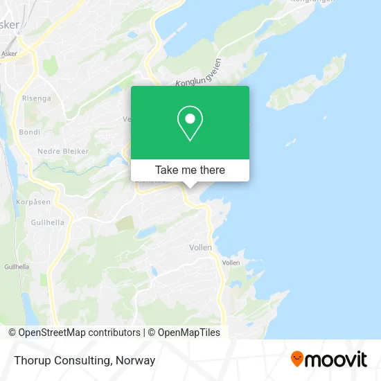 Thorup Consulting map