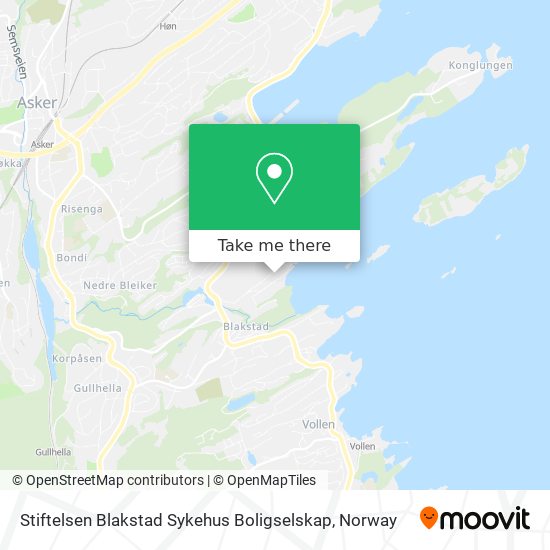 Stiftelsen Blakstad Sykehus Boligselskap map