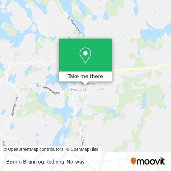 Bømlo Brann og Redning map